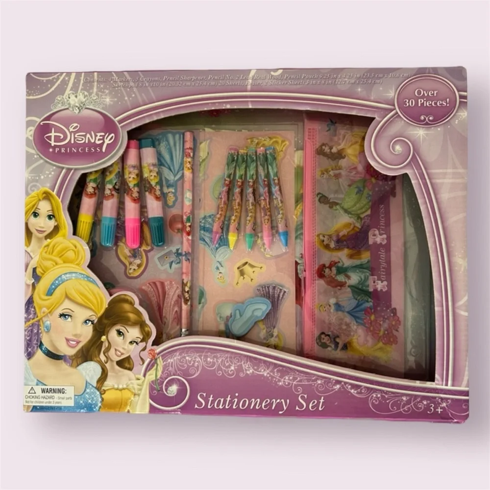 🦋 5/$25 - NWT Disney Princess Stationery Set